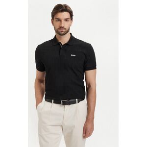BOSS Polokošeľa Pl Goc Birdie 3 50559355 Čierna Regular Fit Muži BOSS Polokošeľa Pl Goc Birdie 3 50559355 Čierna Regular Fit Muži