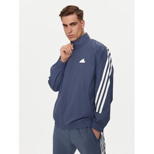 adidas Mikina Future Icons 3-Stripes IR9237 Modrá Loose Fit Muži adidas Mikina Future Icons 3-Stripes IR9237 Modrá Loose Fit Muži