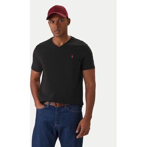 Polo Ralph Lauren Tričko 710671453124 Čierna Custom Slim Fit Muži Polo Ralph Lauren Tričko 710671453124 Čierna Custom Slim Fit Muži