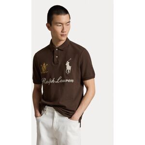 Polo Ralph Lauren Polokošeľa 710B20009002 Hnedá Regular Fit Muži Polo Ralph Lauren Polokošeľa 710B20009002 Hnedá Regular Fit Muži