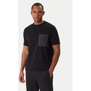 KARL LAGERFELD Tričko 755031 561221 Čierna Regular Fit Muži KARL LAGERFELD Tričko 755031 561221 Čierna Regular Fit Muži