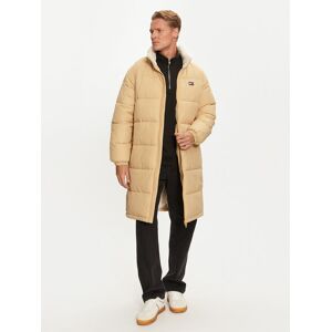 Tommy Jeans Zimné bundy DM0DM20604 Béžová Regular Fit Muži Tommy Jeans Zimné bundy DM0DM20604 Béžová Regular Fit Muži