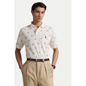 Polo Ralph Lauren Polokošeľa 710974597001 Écru Custom Slim Fit Muži Polo Ralph Lauren Polokošeľa 710974597001 Écru Custom Slim Fit Muži
