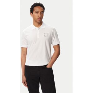 KARL LAGERFELD Polokošeľa 745025 563224 Biela Regular Fit Muži KARL LAGERFELD Polokošeľa 745025 563224 Biela Regular Fit Muži