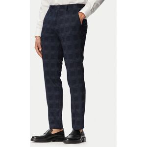 HUGO Chino nohavice Hesten263X-H 50565367 Tmavomodrá Slim Fit Muži HUGO Chino nohavice Hesten263X-H 50565367 Tmavomodrá Slim Fit Muži