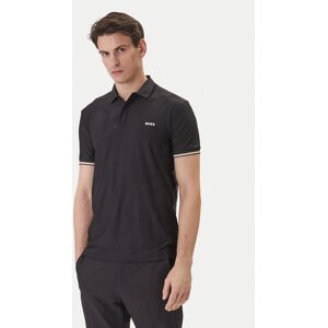 BOSS Polokošeľa Chip Hexa 50554561 Čierna Regular Fit Muži BOSS Polokošeľa Chip Hexa 50554561 Čierna Regular Fit Muži