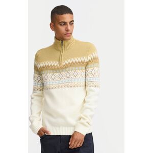Blend Sveter 20717433 Béžová Regular Fit Muži Blend Sveter 20717433 Béžová Regular Fit Muži