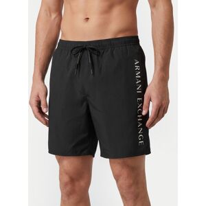 Armani Exchange Plavecké šortky XM000835 AF22573 UC001 Čierna Regular Fit Muži Armani Exchange Plavecké šortky XM000835 AF22573 UC001 Čierna Regular Fit Muži