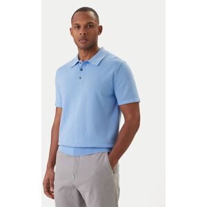 Calvin Klein Polokošeľa Supima LV04LC326G Modrá Regular Fit Muži Calvin Klein Polokošeľa Supima LV04LC326G Modrá Regular Fit Muži