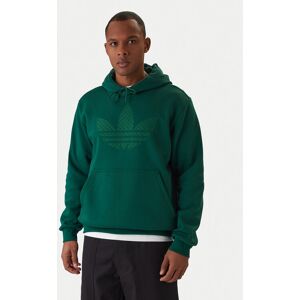 adidas Mikina Monogram Infill KD0403 Zelená Regular Fit Muži adidas Mikina Monogram Infill KD0403 Zelená Regular Fit Muži