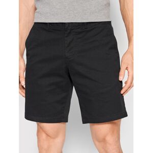 Tommy Hilfiger Bavlnené šortky Brooklyn MW0MW23563 Čierna Regular Fit Muži Tommy Hilfiger Bavlnené šortky Brooklyn MW0MW23563 Čierna Regular Fit Muži