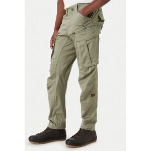 G-Star Raw Bavlnené nohavice Rovic D02190-5126 Zelená Tapered Fit Muži G-Star Raw Bavlnené nohavice Rovic D02190-5126 Zelená Tapered Fit Muži