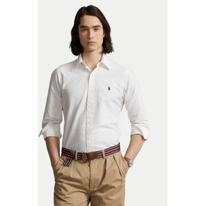 Polo Ralph Lauren Košeľa Bsr 710772290 Biela Custom Fit Muži Polo Ralph Lauren Košeľa Bsr 710772290 Biela Custom Fit Muži