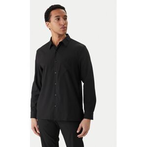 Calvin Klein Košeľa LV04LF108G Čierna Classic Fit Muži Calvin Klein Košeľa LV04LF108G Čierna Classic Fit Muži