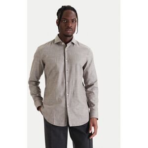 HUGO Košeľa Kason 50539775 Béžová Slim Fit Muži HUGO Košeľa Kason 50539775 Béžová Slim Fit Muži