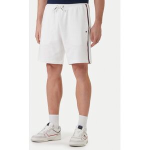 Tommy Hilfiger Športové kraťasy Global Stripe MW0MW42883 Biela Regular Fit Muži Tommy Hilfiger Športové kraťasy Global Stripe MW0MW42883 Biela Regular Fit Muži
