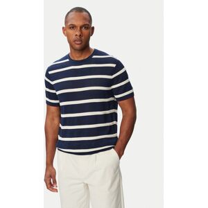 Tommy Hilfiger Sveter Breton MW0MW43942 Tmavomodrá Regular Fit Muži Tommy Hilfiger Sveter Breton MW0MW43942 Tmavomodrá Regular Fit Muži