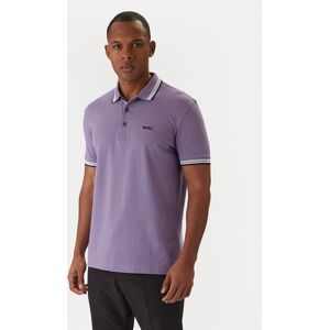 BOSS Polokošeľa Paddy 50469055 Fialová Regular Fit Muži BOSS Polokošeľa Paddy 50469055 Fialová Regular Fit Muži