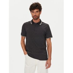 Michael Kors Polokošeľa CS550V85KS Čierna Regular Fit Muži Michael Kors Polokošeľa CS550V85KS Čierna Regular Fit Muži