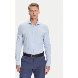 BOSS Košeľa P-Hank 50527675 Modrá Slim Fit Muži BOSS Košeľa P-Hank 50527675 Modrá Slim Fit Muži