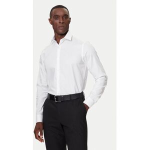 Calvin Klein Košeľa LV019EU006 Biela Slim Fit Muži Calvin Klein Košeľa LV019EU006 Biela Slim Fit Muži