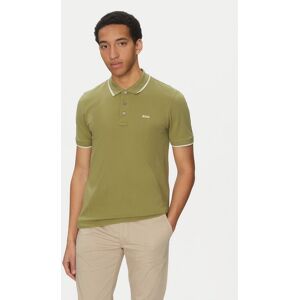 BOSS Polokošeľa Parlay 190 50494697 Zelená Regular Fit Muži BOSS Polokošeľa Parlay 190 50494697 Zelená Regular Fit Muži