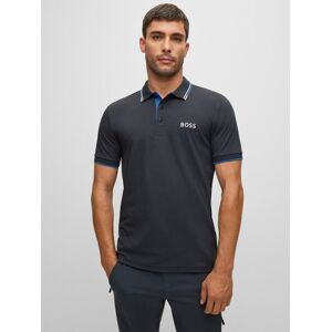 Boss Polokošeľa Paddy Pro 50469102 Tmavomodrá Regular Fit Muži Boss Polokošeľa Paddy Pro 50469102 Tmavomodrá Regular Fit Muži