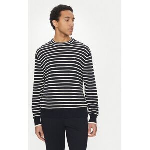 Tommy Hilfiger Sveter Breton MW0MW38944 Tmavomodrá Regular Fit Muži Tommy Hilfiger Sveter Breton MW0MW38944 Tmavomodrá Regular Fit Muži