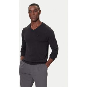 Tommy Hilfiger Sveter MW0MW42249 Čierna Regular Fit Muži Tommy Hilfiger Sveter MW0MW42249 Čierna Regular Fit Muži