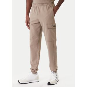 EA7 Emporio Armani Teplákové nohavice 8NPP67 PJVRZ U6167 Béžová Regular Fit Muži EA7 Emporio Armani Teplákové nohavice 8NPP67 PJVRZ U6167 Béžová Regular Fit Muži
