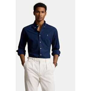 Polo Ralph Lauren Košeľa 710928255001 Tmavomodrá Custom Fit Muži Polo Ralph Lauren Košeľa 710928255001 Tmavomodrá Custom Fit Muži