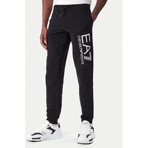 EA7 Emporio Armani Teplákové nohavice 7M001415 AF22266 UC001 Čierna Regular Fit Muži EA7 Emporio Armani Teplákové nohavice 7M001415 AF22266 UC001 Čierna Regular Fit Muži