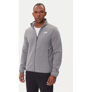 The North Face Fleecová mikina Glacier NF0A8D0R Sivá Regular Fit Muži The North Face Fleecová mikina Glacier NF0A8D0R Sivá Regular Fit Muži