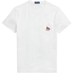 Polo Ralph Lauren Tričko 710B21952001 Biela Regular Fit Muži Polo Ralph Lauren Tričko 710B21952001 Biela Regular Fit Muži