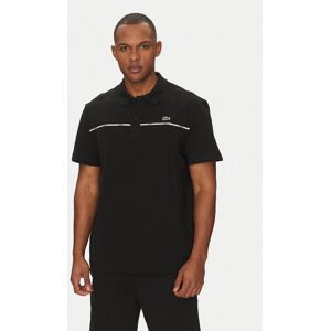 Lacoste Polokošeľa PH9863 Čierna Regular Fit Muži Lacoste Polokošeľa PH9863 Čierna Regular Fit Muži