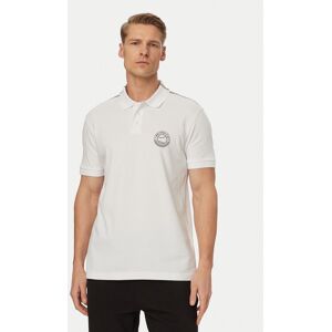 BOSS Polokošeľa Open 50560261 Biela Regular Fit Muži BOSS Polokošeľa Open 50560261 Biela Regular Fit Muži