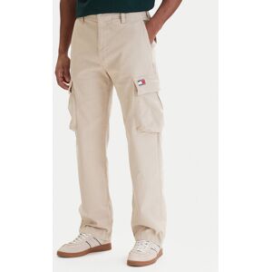 Tommy Jeans Cargo nohavice Otis DM0DM22403 Béžová Regular Fit Muži Tommy Jeans Cargo nohavice Otis DM0DM22403 Béžová Regular Fit Muži