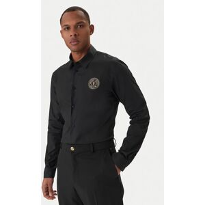 Versace Jeans Couture Košeľa 80GALCS0 CNY17 Čierna Regular Fit Muži Versace Jeans Couture Košeľa 80GALCS0 CNY17 Čierna Regular Fit Muži