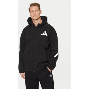 adidas Mikina Z.N.E. JD5984 Čierna Regular Fit Muži adidas Mikina Z.N.E. JD5984 Čierna Regular Fit Muži