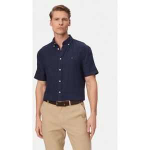 Tommy Hilfiger Košeľa MW0MW41531 Tmavomodrá Regular Fit Muži Tommy Hilfiger Košeľa MW0MW41531 Tmavomodrá Regular Fit Muži