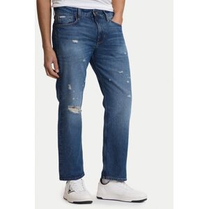 Guess Jeans Džínsy M5YA1B D6367 Modrá Straight Fit Muži Guess Jeans Džínsy M5YA1B D6367 Modrá Straight Fit Muži