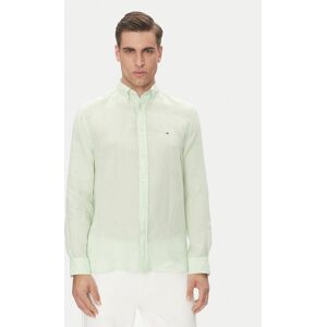 Tommy Hilfiger Košeľa MW0MW34602 Zelená Regular Fit Muži Tommy Hilfiger Košeľa MW0MW34602 Zelená Regular Fit Muži