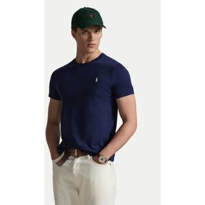 Polo Ralph Lauren Tričko 710671438525 Tmavomodrá Slim Fit Muži Polo Ralph Lauren Tričko 710671438525 Tmavomodrá Slim Fit Muži