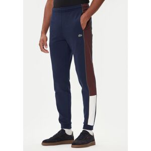 Lacoste Teplákové nohavice XH5923 Tmavomodrá Regular Fit Muži Lacoste Teplákové nohavice XH5923 Tmavomodrá Regular Fit Muži