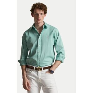 Polo Ralph Lauren Košeľa 710B20512008 Zelená Custom Fit Muži Polo Ralph Lauren Košeľa 710B20512008 Zelená Custom Fit Muži