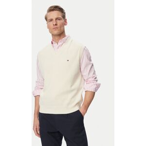 Tommy Hilfiger Sveter MW0MW43244 Krémová Regular Fit Muži Tommy Hilfiger Sveter MW0MW43244 Krémová Regular Fit Muži