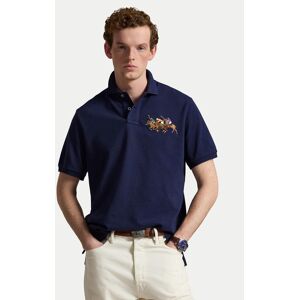 Polo Ralph Lauren Polokošeľa 710B14216003 Tmavomodrá Regular Fit Muži Polo Ralph Lauren Polokošeľa 710B14216003 Tmavomodrá Regular Fit Muži