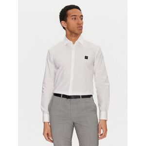 HUGO Košeľa Ermo 50505315 Biela Slim Fit Muži HUGO Košeľa Ermo 50505315 Biela Slim Fit Muži