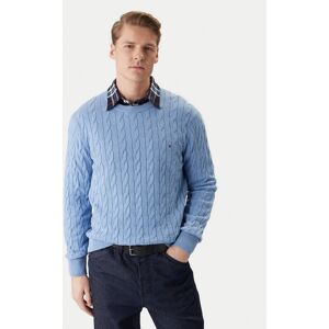 Tommy Hilfiger Sveter MW0MW33132 Modrá Regular Fit Muži Tommy Hilfiger Sveter MW0MW33132 Modrá Regular Fit Muži