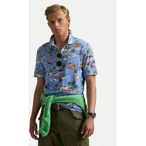 Polo Ralph Lauren Polokošeľa 710966450001 Modrá Standard Fit Muži Polo Ralph Lauren Polokošeľa 710966450001 Modrá Standard Fit Muži